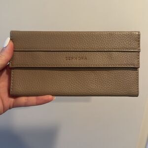 Sephora Cream Cosmetic Bag